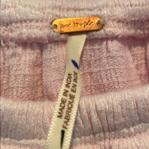 New Free People Ombré pink ruffle shirt - Picture 2 of 2